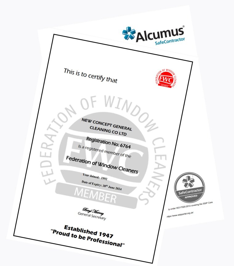 Composition of professional accreditations